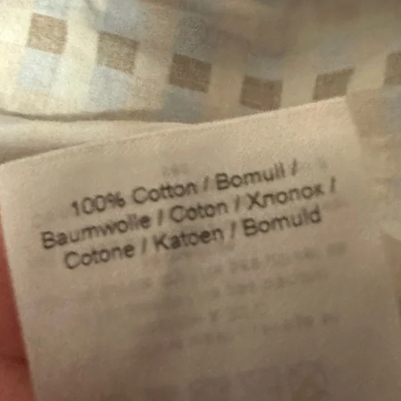 GANNI Checked Cotton-poplin Wrap Midi Dress Size 38 Medium 6 - Picture 13 of 13